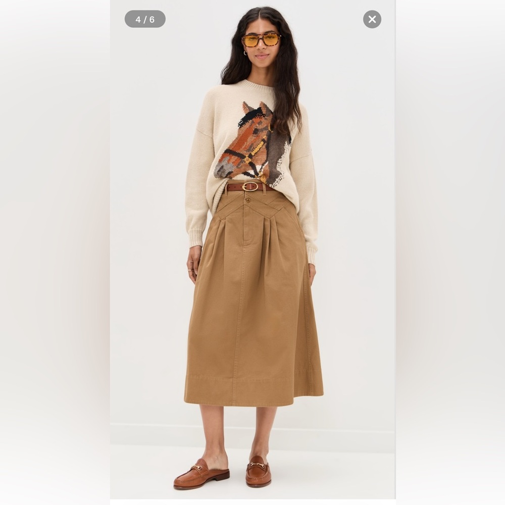 THE GREAT. The Field Skirt